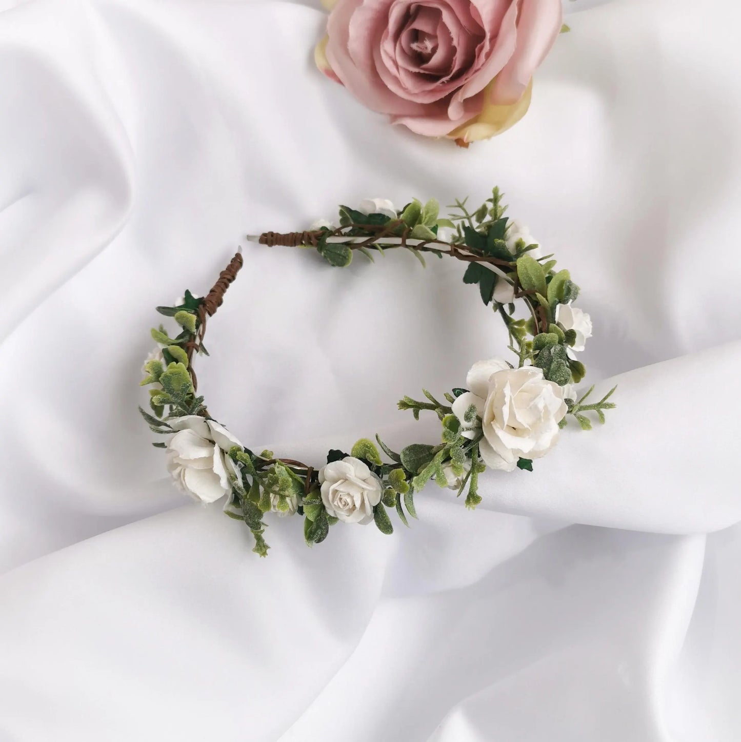 Flower crown headband