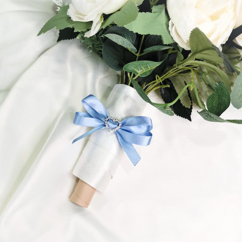 Something blue bouquet charm, Gift for the bride to be, Blue for wedding