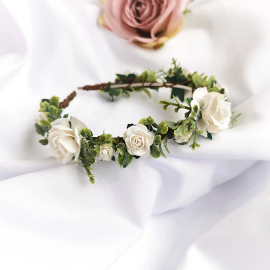 Flower crown headband