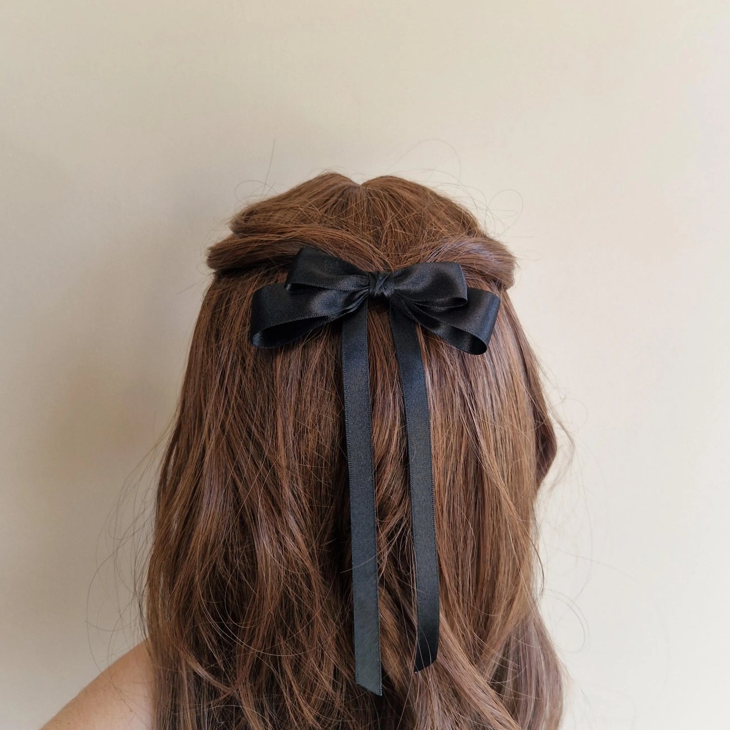 Satin hair bow