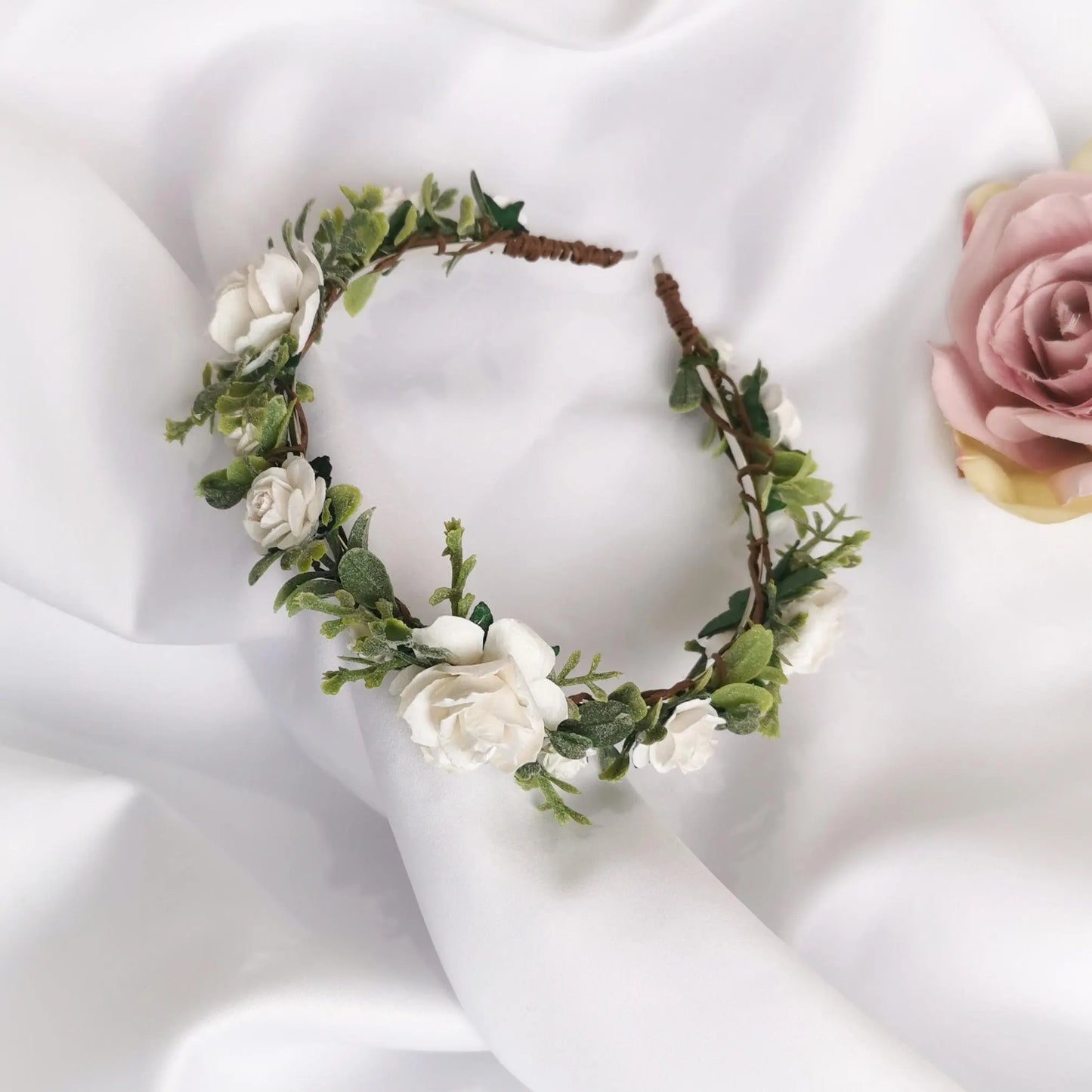 Flower crown headband