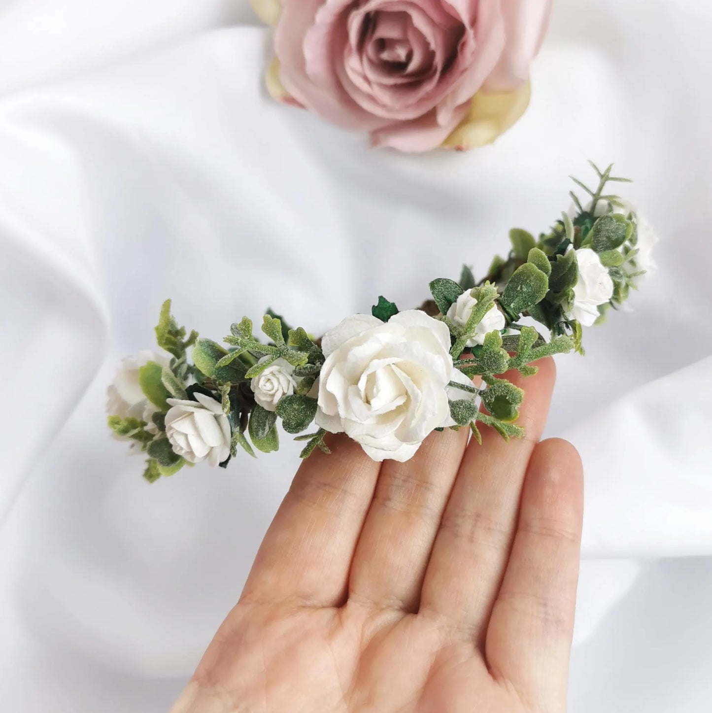 Flower crown headband