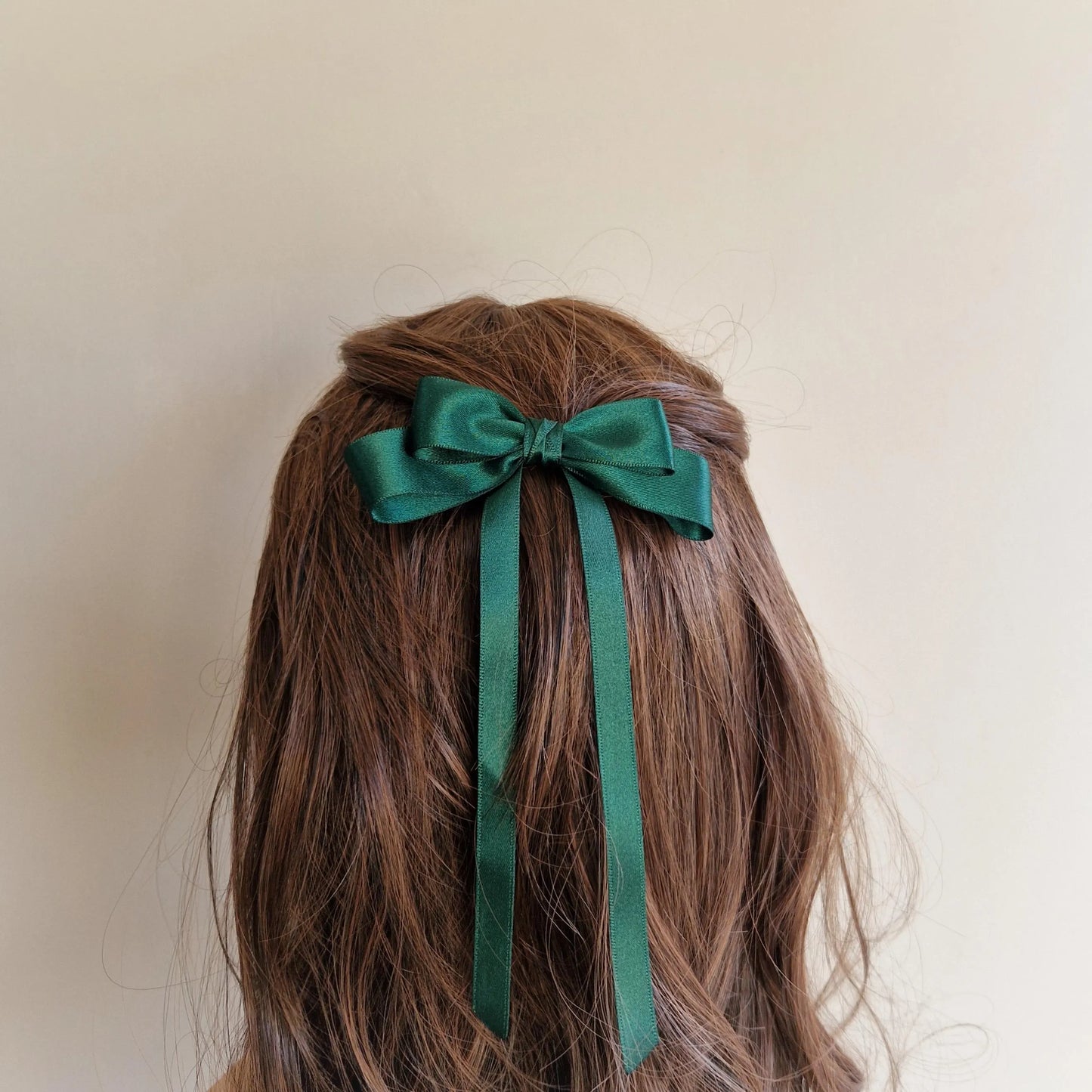 Satin hair bow