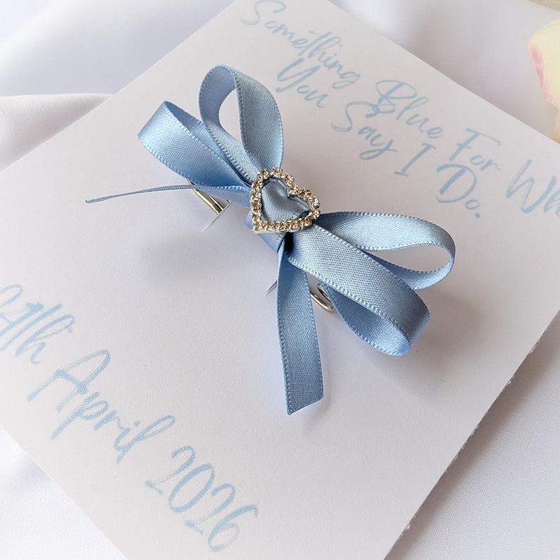Something blue bouquet charm, Gift for the bride to be, Blue for wedding