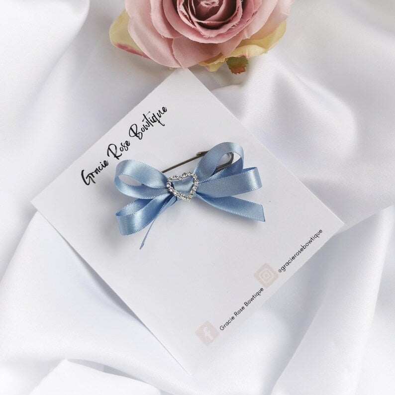 Something blue bouquet charm, Gift for the bride to be, Blue for wedding