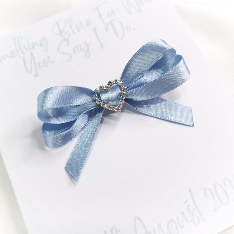 Something blue bouquet charm, Gift for the bride to be, Blue for wedding