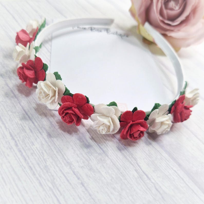 Flower headband, Flower girl hair accessories